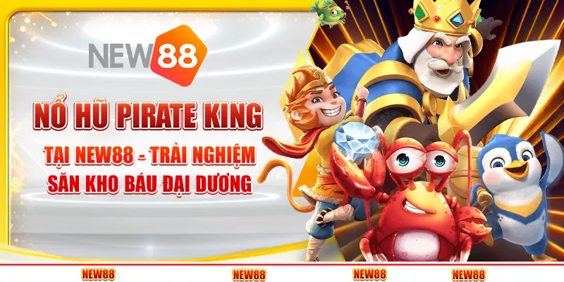 Nổ hũ Pirate King tại New88 - Trải nghiệm săn kho báu đại dương