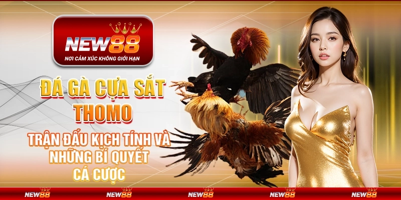 Đá gà cựa sắt Thomo tại New88 – Trận đấu kịch tính và những bí quyết cá cược