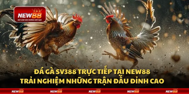 Đá gà SV388 trực tiếp tại New88 - Trải nghiệm những trận đấu đỉnh cao