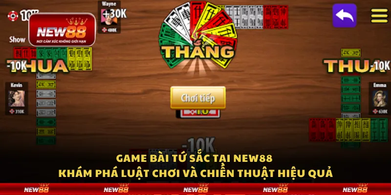 Game bài tứ sắc tại New88 - Khám phá luật chơi và chiến thuật hiệu quả