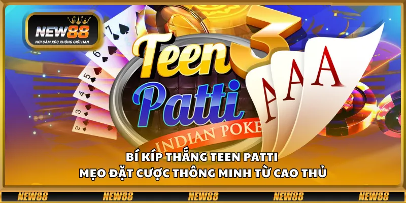 Bí kíp thắng Teen Patti - Mẹo đặt cược thông minh từ cao thủ